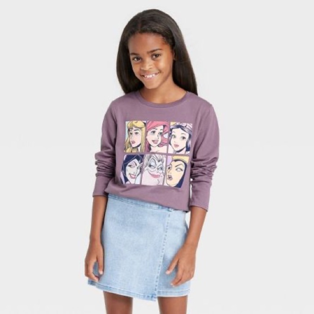 Girls’ Disney Princess & Villain Long Sleeve Tee - Picture 4 of 4
